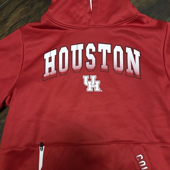 Colosseum Houston Cougars Youth Large Red Hoodie NWT Pockets UH - Picture 3 of 7